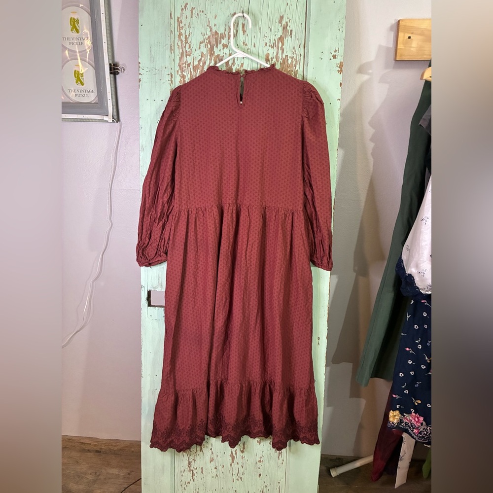 Universal Thread burnt orange  Midi Dress - Picture 3 of 6